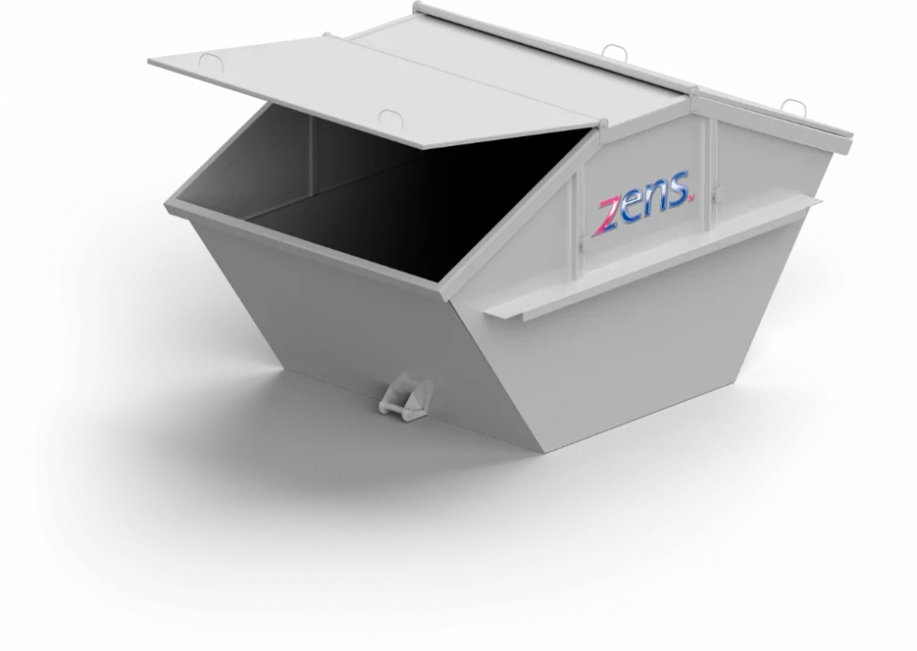 absetzcontainer mit deckel